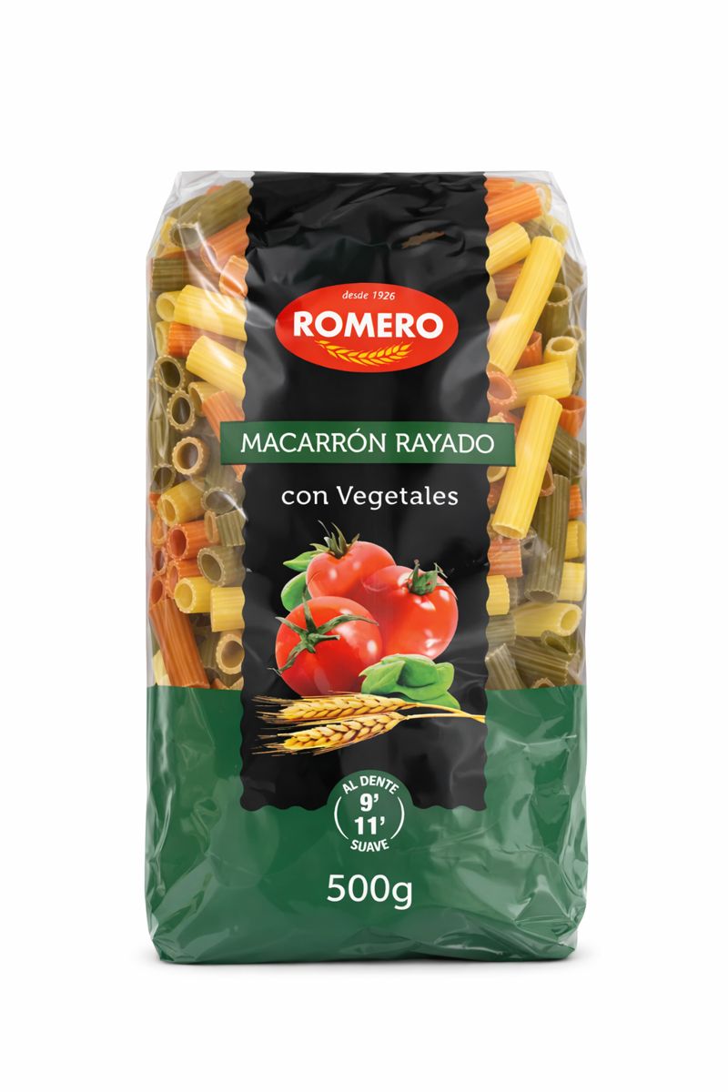Macaroni Romero Rayado Multicouleur 500G - Epicerie Salée-Cuisine| Supermarche Dakar-Senegal